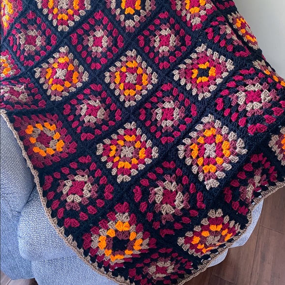 Other - Crocheted blanket, Afghan blanket